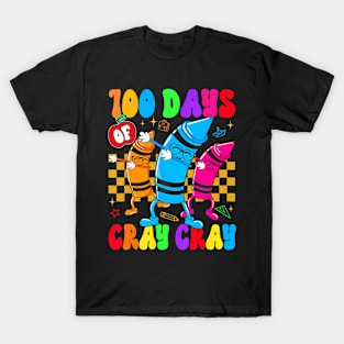 100 Days Cray Cray Of School Teacher Boys Girls T-Shirt